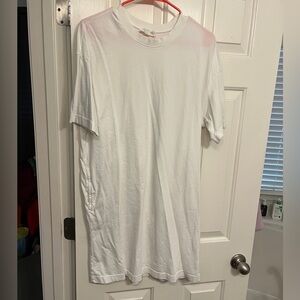 Treasure & Bond White Tee Shirt Dress